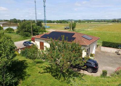 Système photovoltaïque alimentant robinetterie